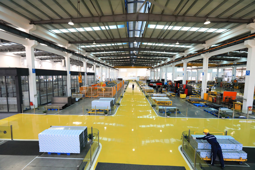 辛格林電梯生產車間環境圖