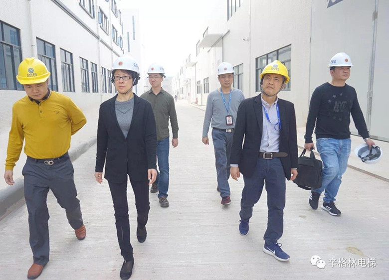 熱烈歡迎三水區政府領導蒞臨辛格林電梯參觀指導工作！